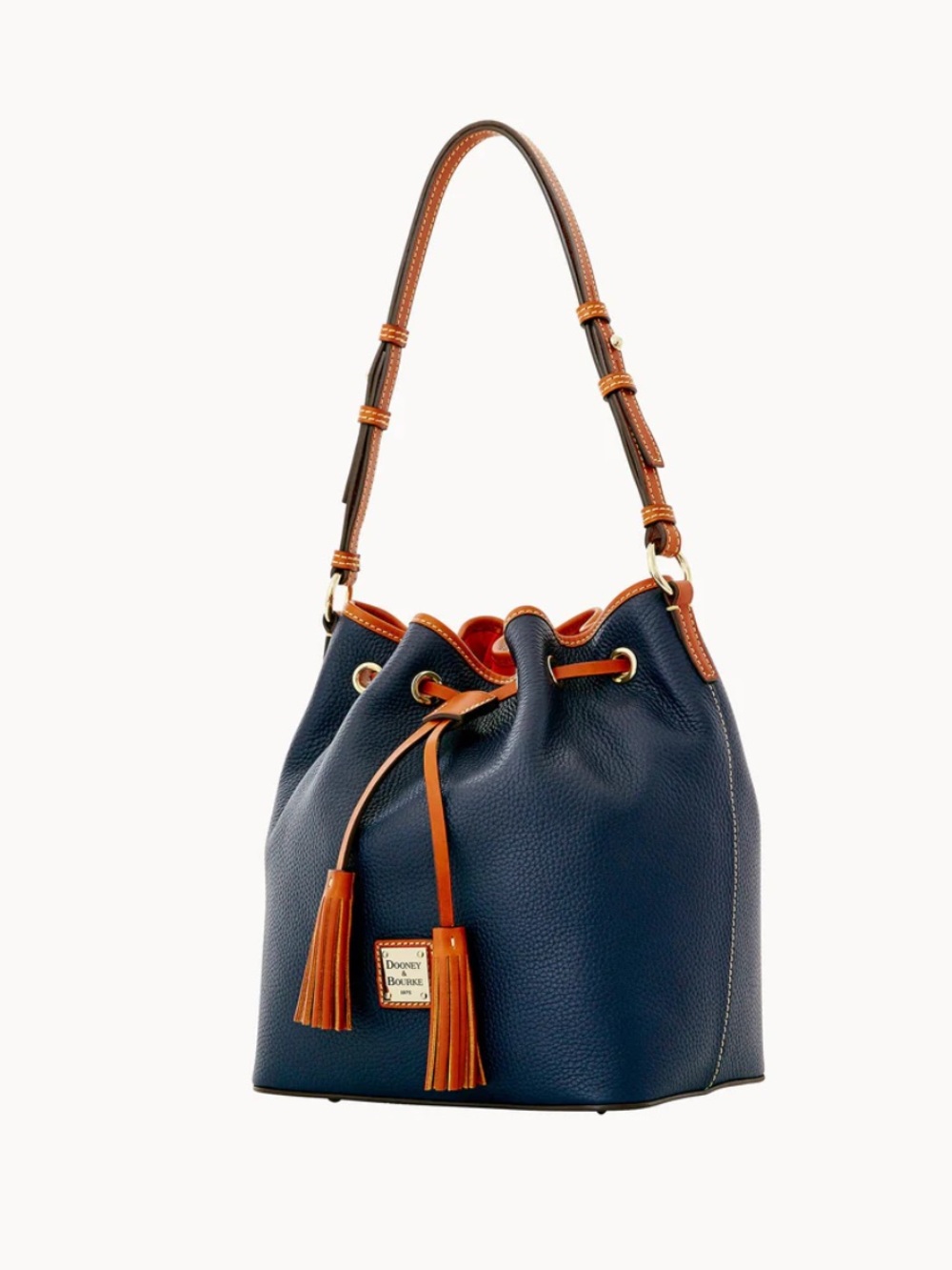 Dooney & Bourke Pebble Grain Aimee Drawstring Bucket Bag